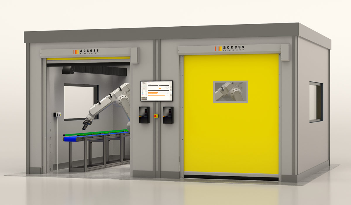 Protezioni in lamiera Accessafe Cabine