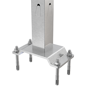 Accessafe Base saldata porte inox no food