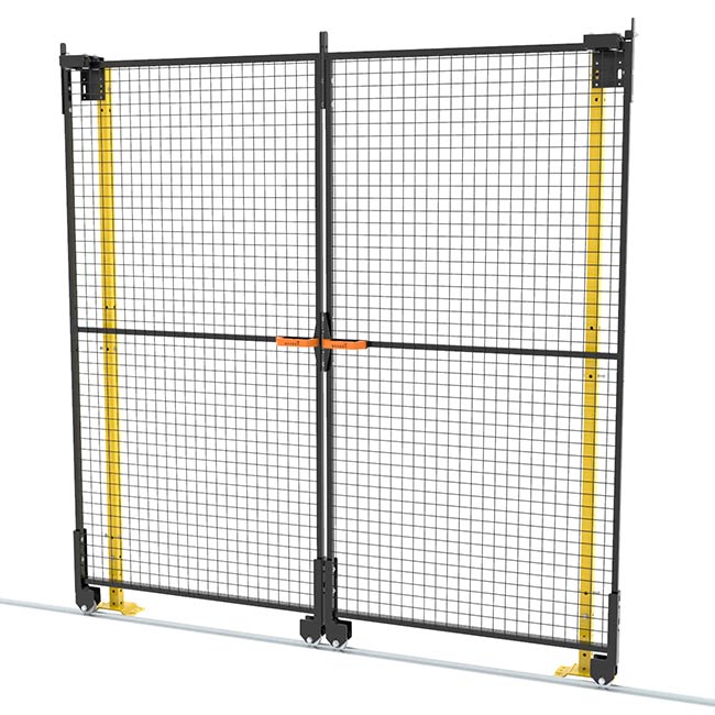 Accessafe Guida inferiore singolo varco apertura contrapposta