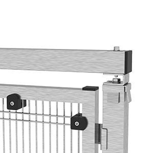 Porta singolo battente splash con traversa Access