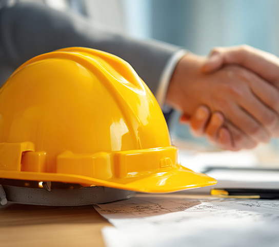 Persone si stringono la mano